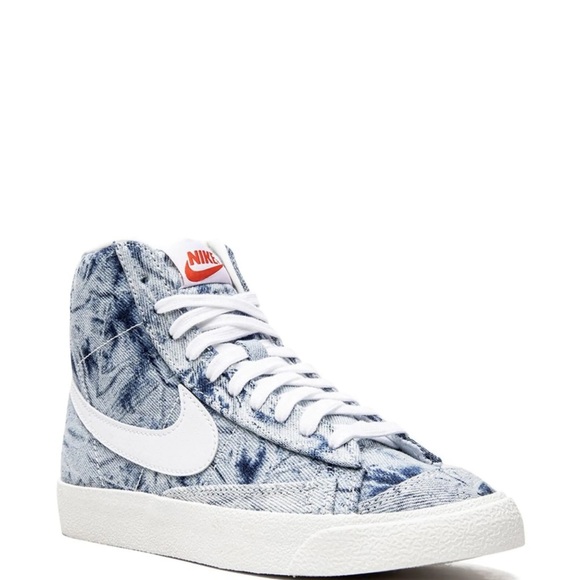 Nike Shoes - Nike Blazer 77 Denim Blue and White High-Tops